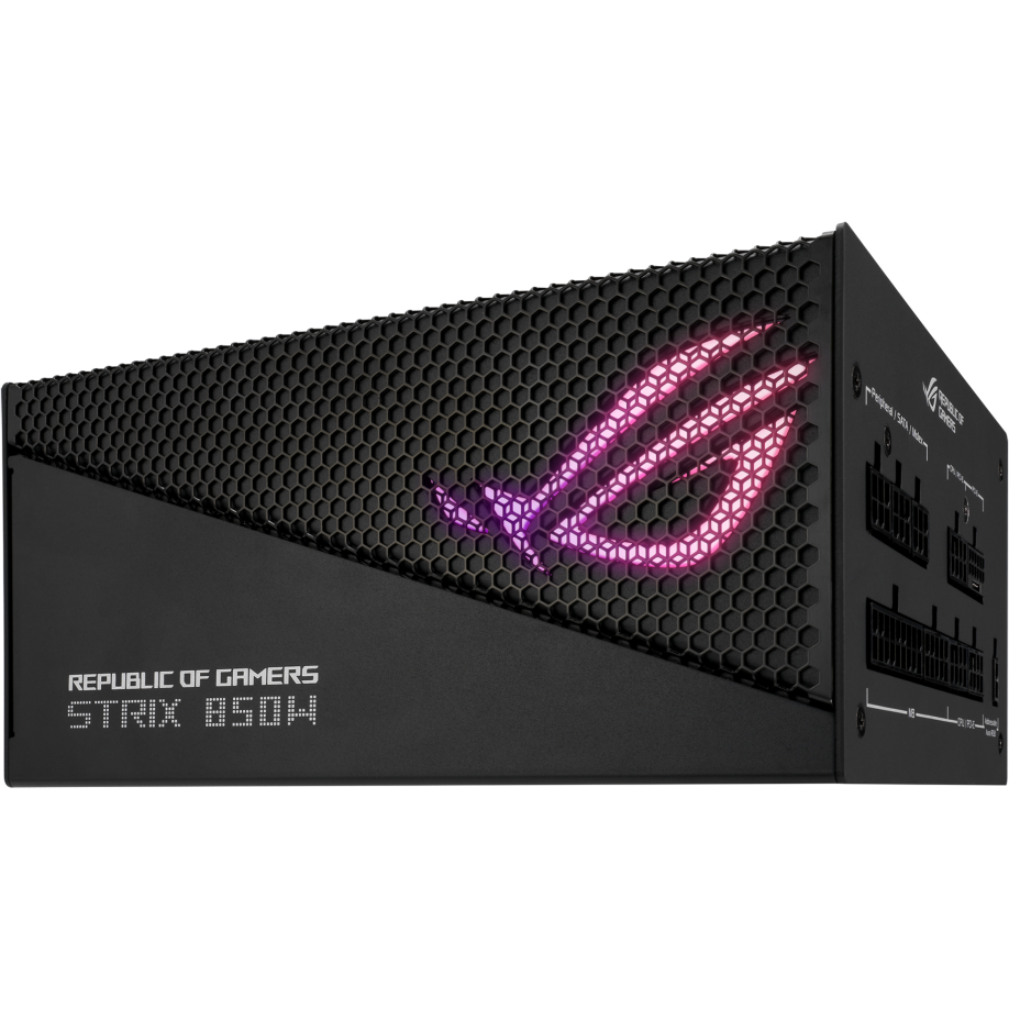 Блок питания 850W ASUS ROG STRIX Gold Aura Edition (ROG-STRIX-850G-AURA-GAMING) - 90YE00P2-B0NA00 - фото 3