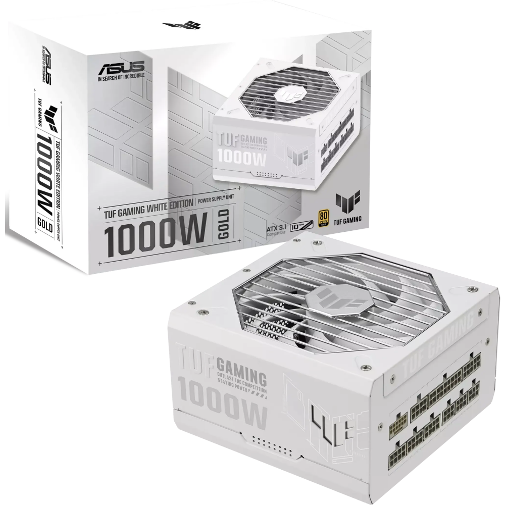 Блок питания 1000W ASUS TUF Gaming Gold White Edition (TUF-GAMING-1000G-WHITE) - 90YE00S5-B0NA00 - фото 12