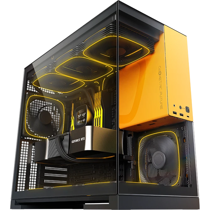 Корпус Geometric Future Model 5 Black/Yellow - 1AM5WKBY00100 - фото 7