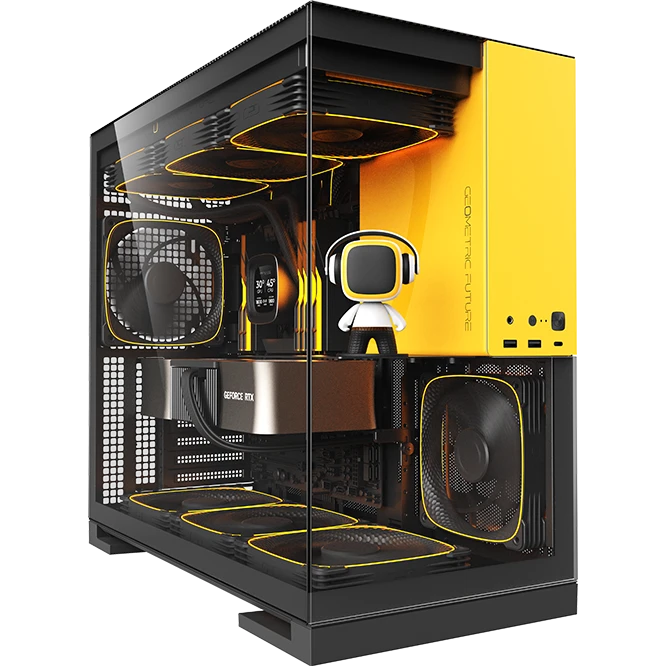 Корпус Geometric Future Model 5 Black/Yellow - 1AM5WKBY00100 - фото 8