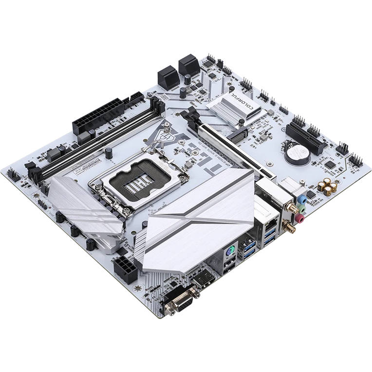 Материнская плата Colorful BATTLE-AX B760M-G WHITE WIFI D5 V20 - фото 7