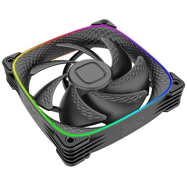 Вентилятор для корпуса Geometric Future Squama 2503B Black - 1F2503B112001 - фото 2