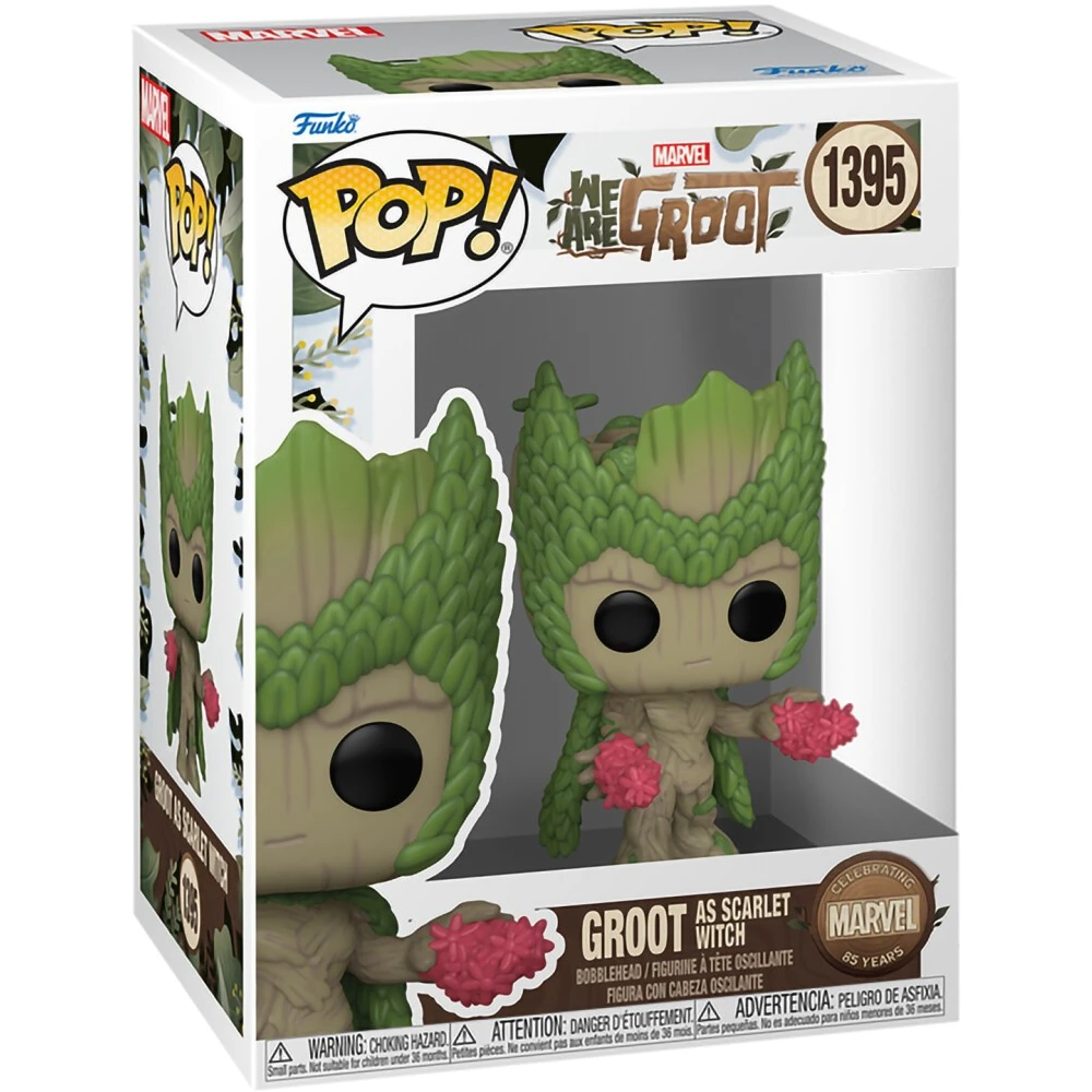 Фигурка Funko POP! Bobble Marvel We Are Groot Groot as Scarlet Witch - 79518 - фото 2