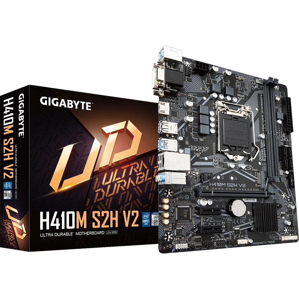 Материнская плата Gigabyte H410M S2H V2 (rev. 2.1) - фото 5