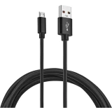 Кабель USB A (M) - microUSB B (M), 1м, KingPrice KP-MICROUSB-2.4A-1M
