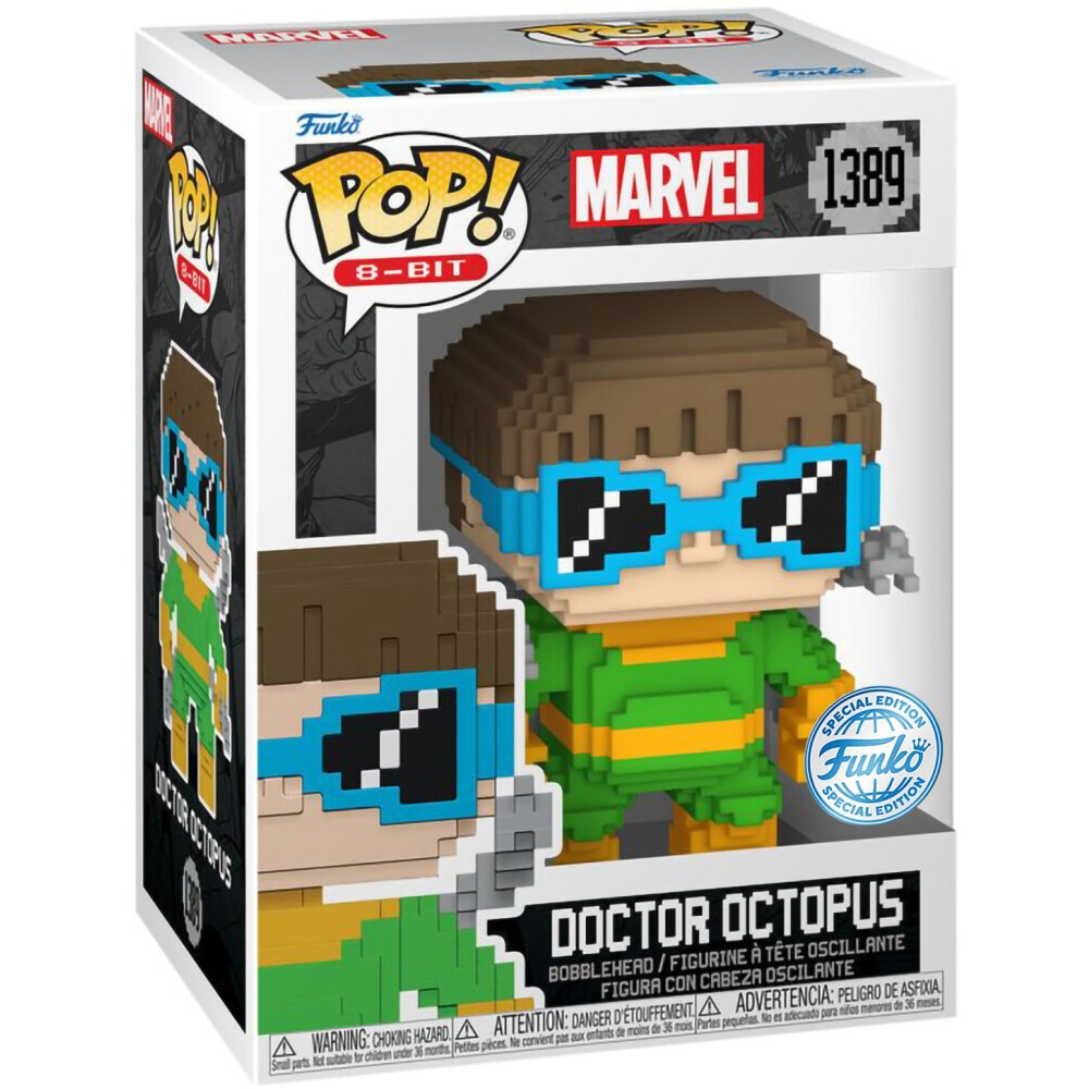 Фигурка Funko POP! 8-Bit Bobble Marvel Doctor Octopus - 82110 - фото 2