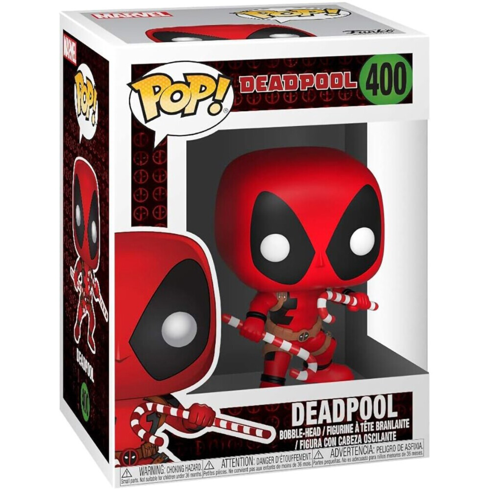 Фигурка Funko POP! Bobble Marvel Holiday Deadpool - 33985 - фото 2