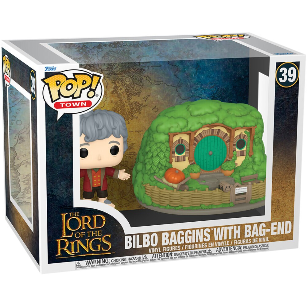 Фигурка Funko POP! Town LOTR Bilbo Baggins with Bag-End - 80835 - фото 2