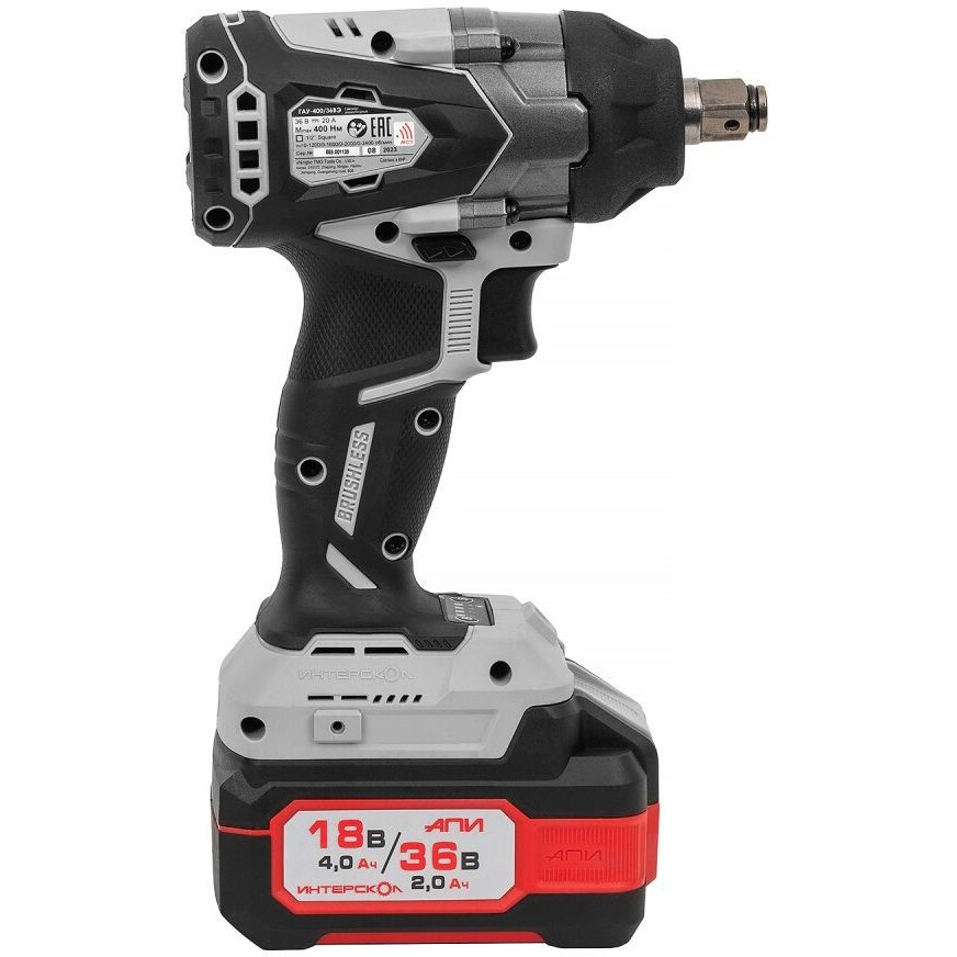 Гайковёрт Интерскол GAU-400/36VE - 859.0.0.70 - фото 2