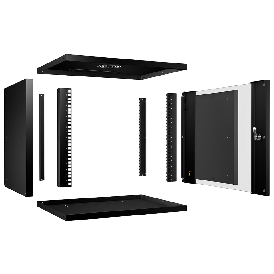 Шкаф Cabeus WSC-05D-9U55/45-BK - фото 2