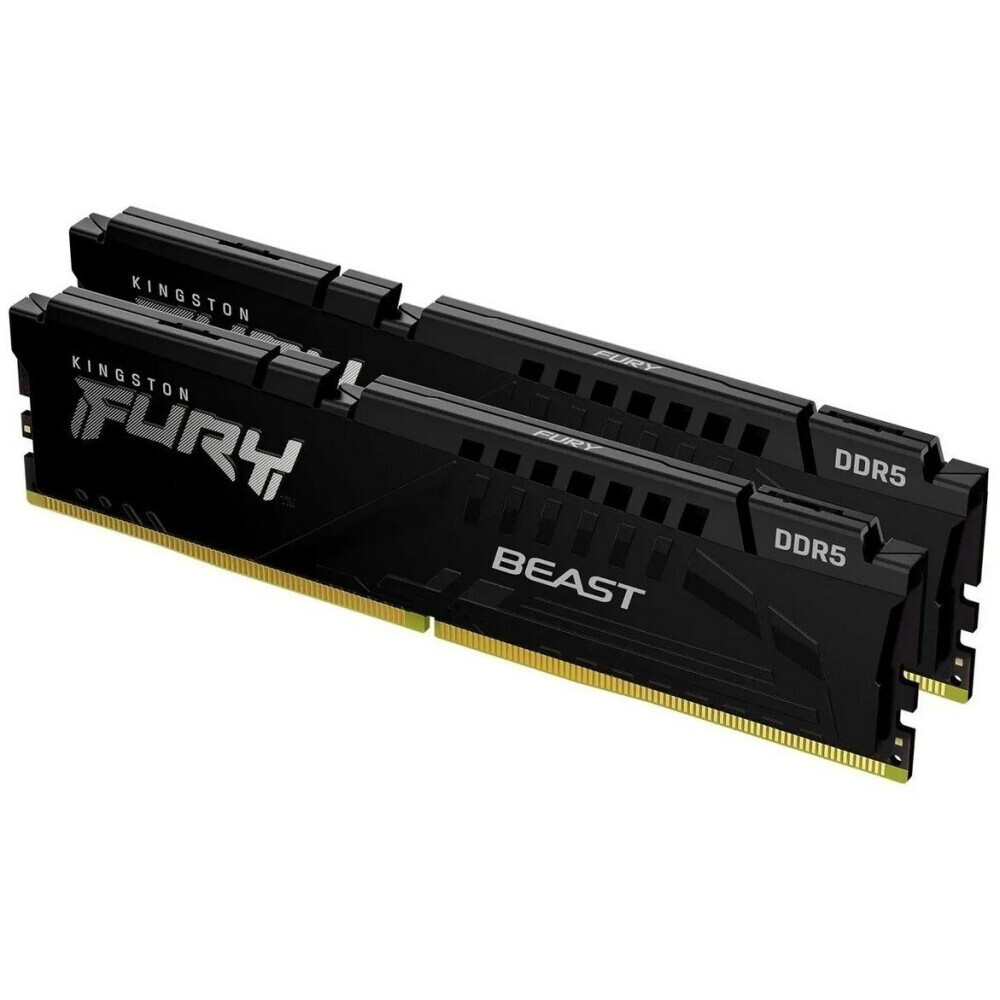 Оперативная память 32GB DDR5 6000MHz Kingston Fury Beast (KF560C36BBE2K2-32) (2x16GB KIT)