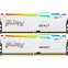 Оперативная память 64Gb DDR5 6000MHz Kingston Fury Beast White RGB (KF560C30BWEAK2-64) (2x32Gb KIT)
