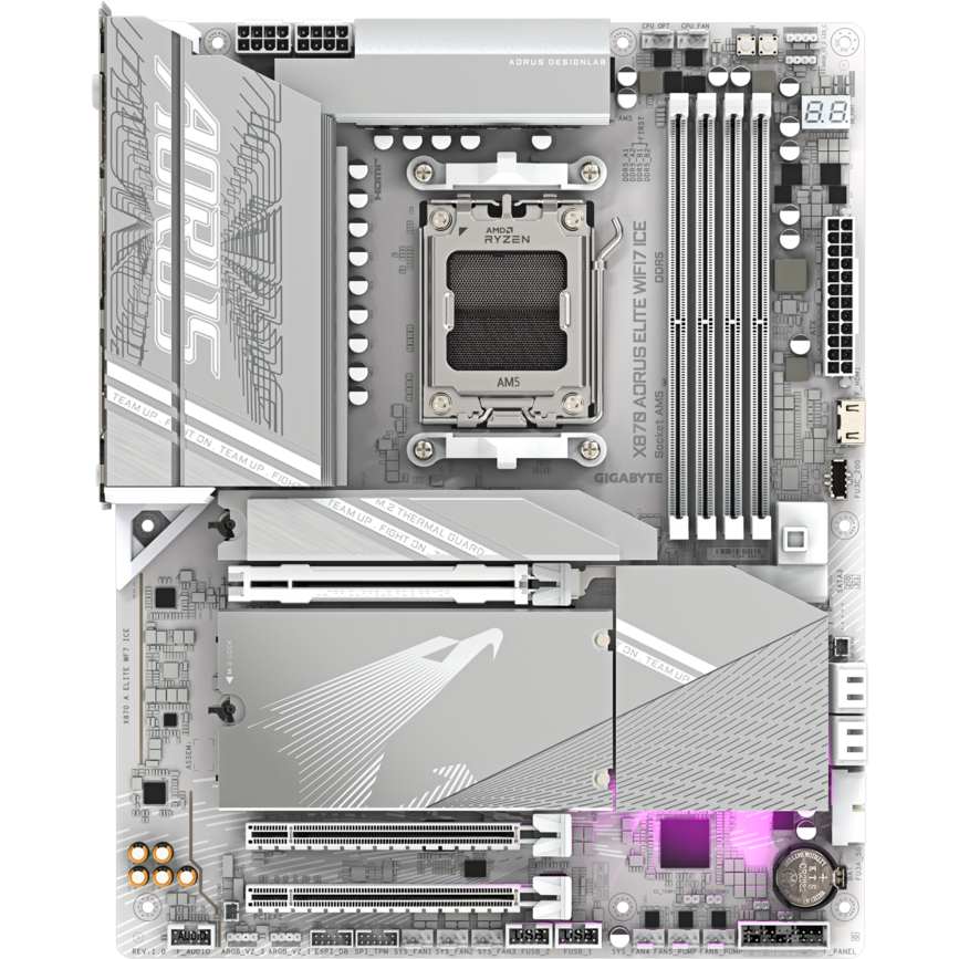Материнская плата Gigabyte X870 AORUS ELITE WIFI7 ICE