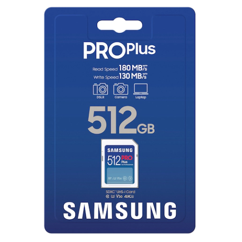 Карта памяти 512Gb SD Samsung PRO Plus (MB-SD512S/EU) - фото 3