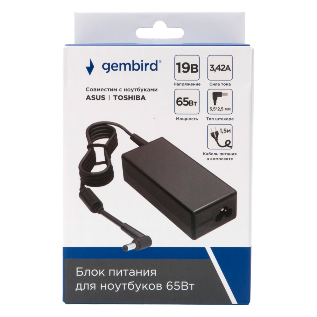 Блок питания для ноутбука Gembird NPA-AC19 - фото 4