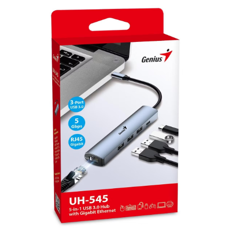 USB-концентратор Genius UH-545 - 31240004400 - фото 3