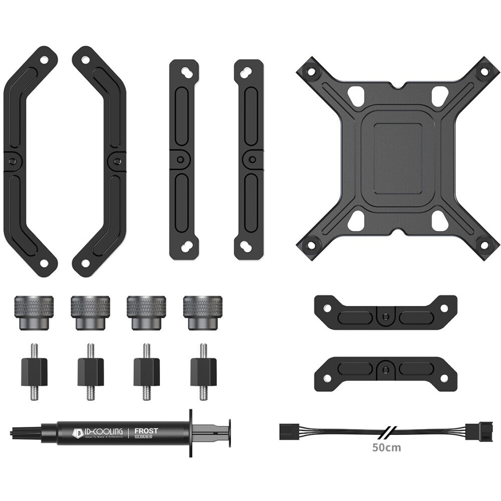 Система жидкостного охлаждения ID-COOLING DX360 MAX BLACK - фото 8