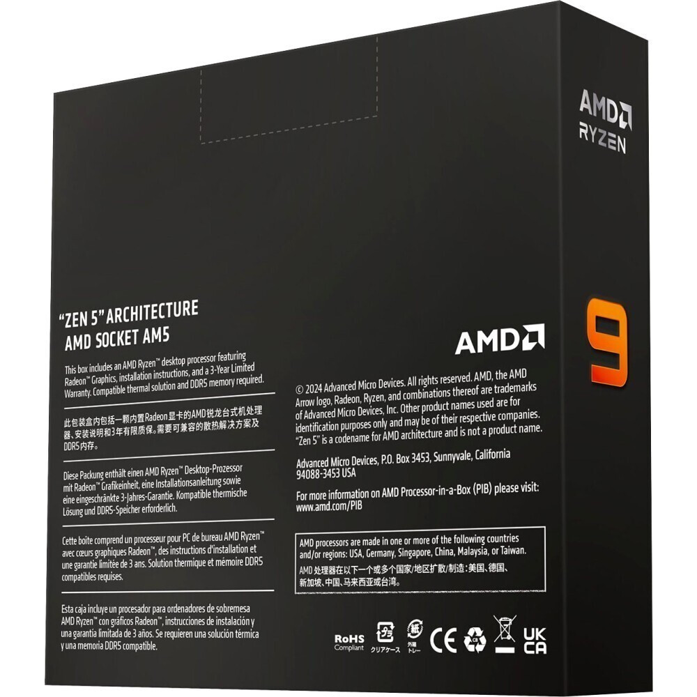 Процессор AMD Ryzen 9 9950X BOX (без кулера) - 100-100001277WOF - фото 4
