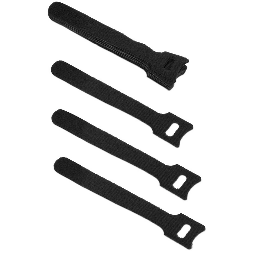 Кабельная стяжка Cabeus CLAMP-125-BK, 10 шт.