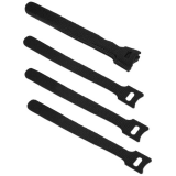 Кабельная стяжка Cabeus CLAMP-150-BK, 10 шт.