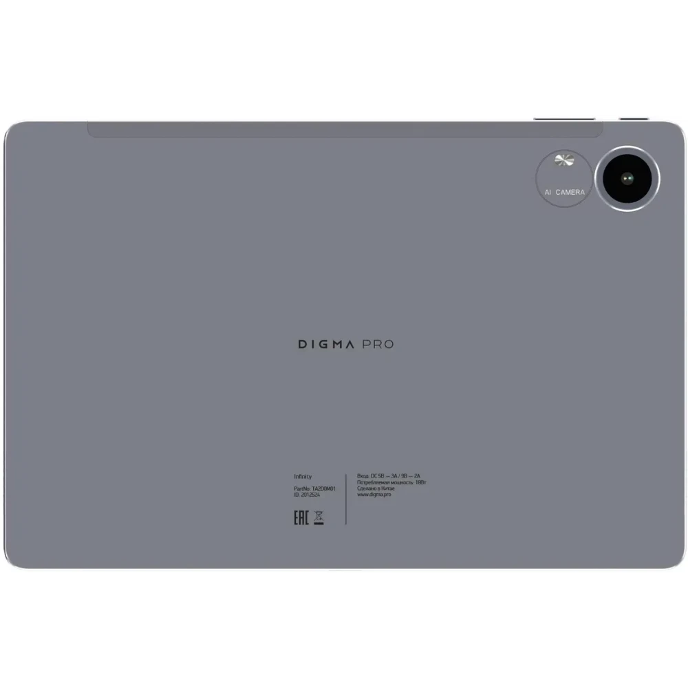 Планшет Digma Pro Infinity G85 6/128Gb 4G Grey - TA2D0M01 - фото 2