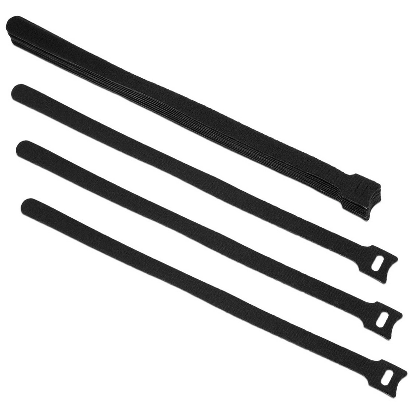 Кабельная стяжка Cabeus CLAMP-310-BK, 10 шт.