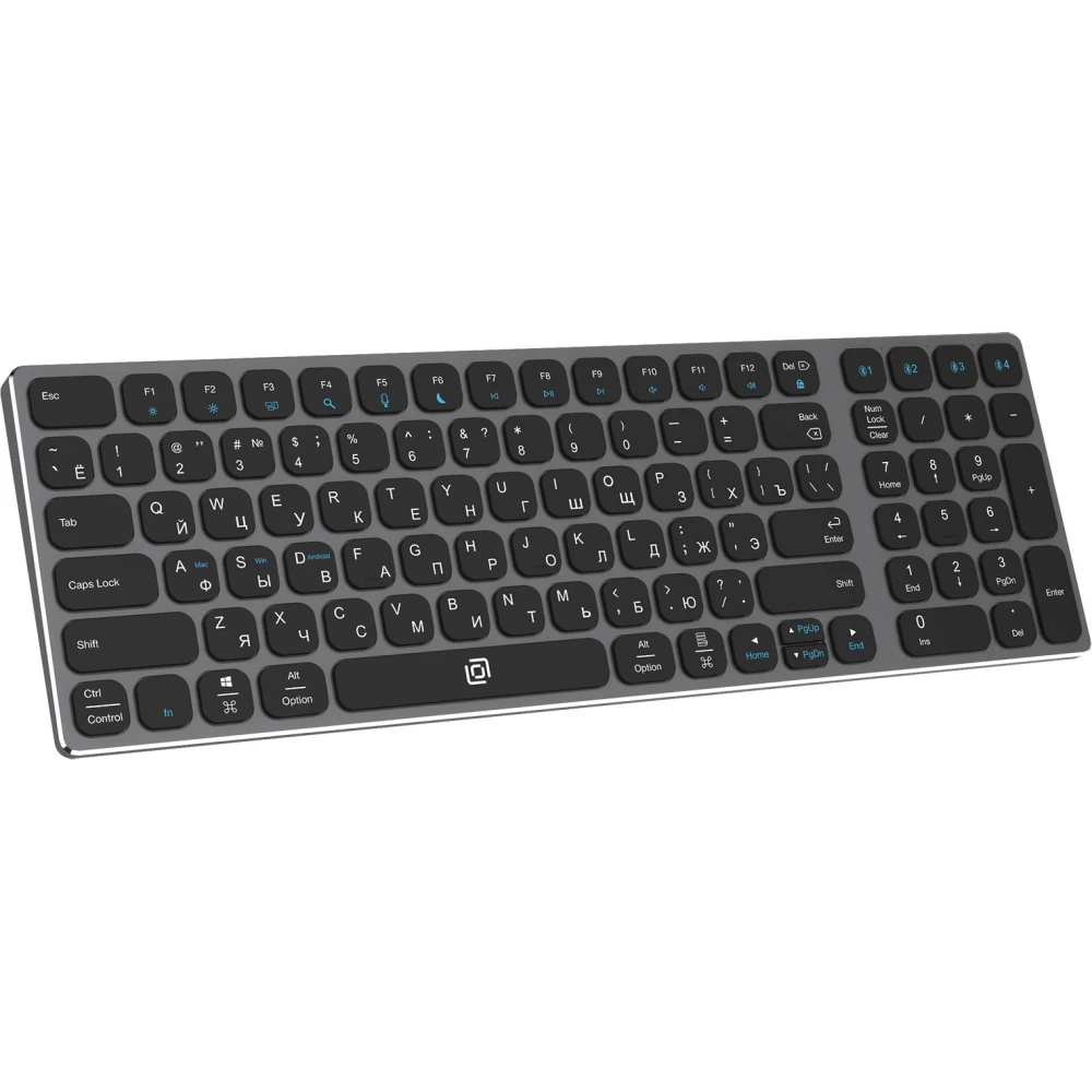 Клавиатура Oklick K767W Grey/Black - 2002135 - фото 2