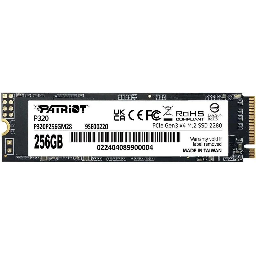 Накопитель SSD 256GB Patriot P320 (P320P256GM28)