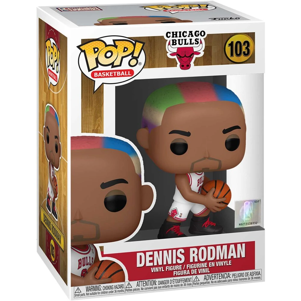 Фигурка Funko POP! NBA Legends Dennis Rodman (Bulls Home) - 55216 - фото 2