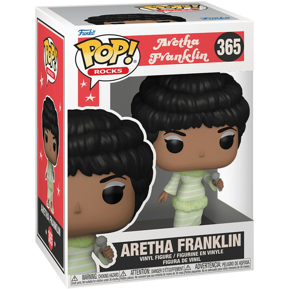 Фигурка Funko POP! Rocks Aretha Franklin Aretha Franklin (Green Dress) - 67452 - фото 2