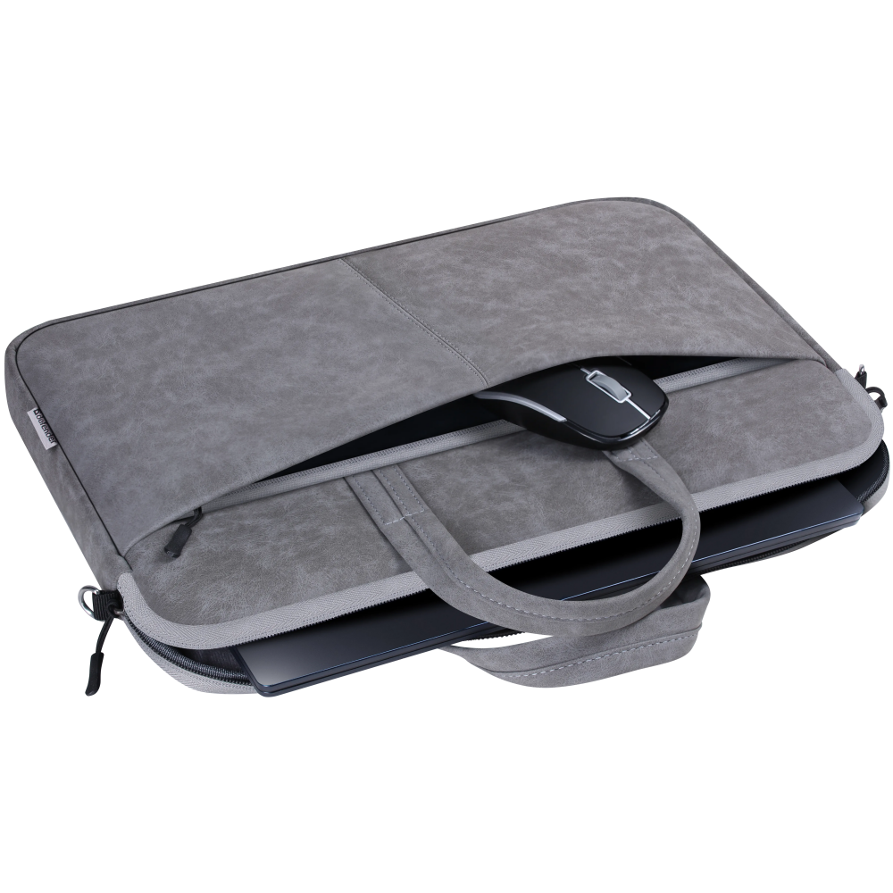 Сумка для ноутбука Defender Solid 15.6" Grey - 26088 - фото 3