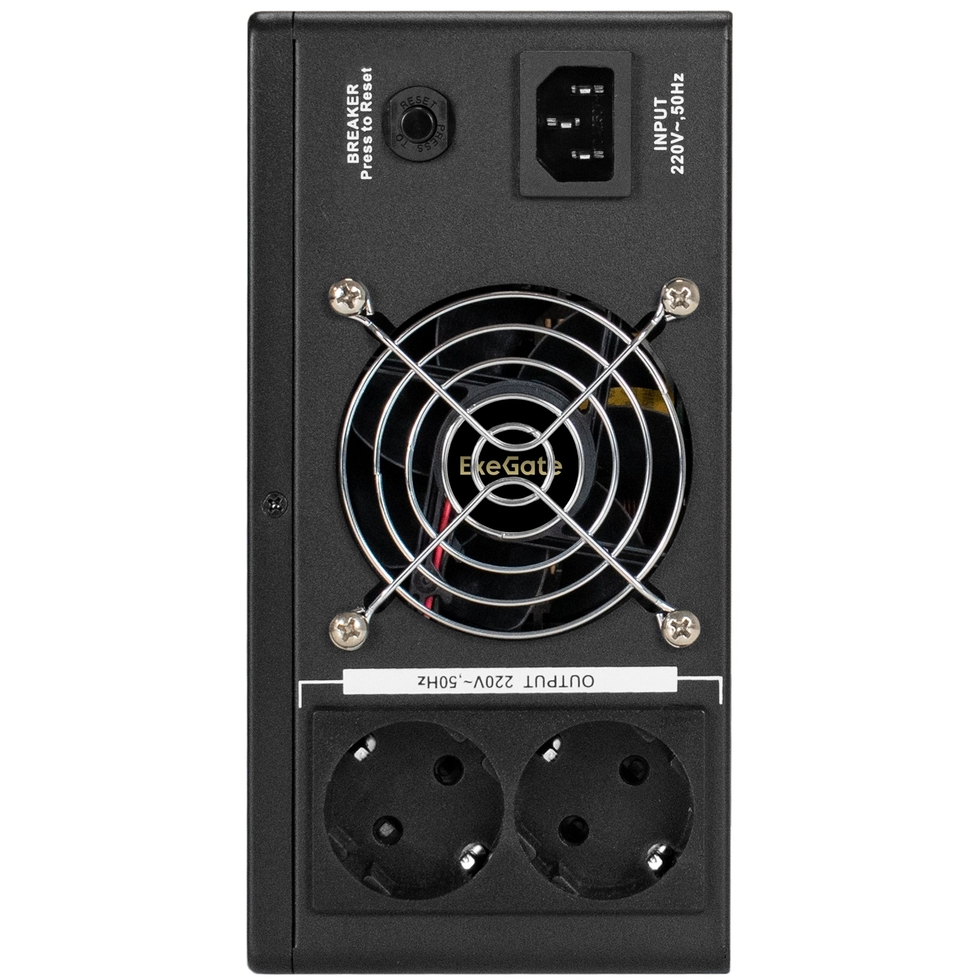 ИБП + батарея ExeGate IdealSine SR-1000.LCD.2SH + HRL 12-120 (120Ач) - EX297421RUS - фото 3