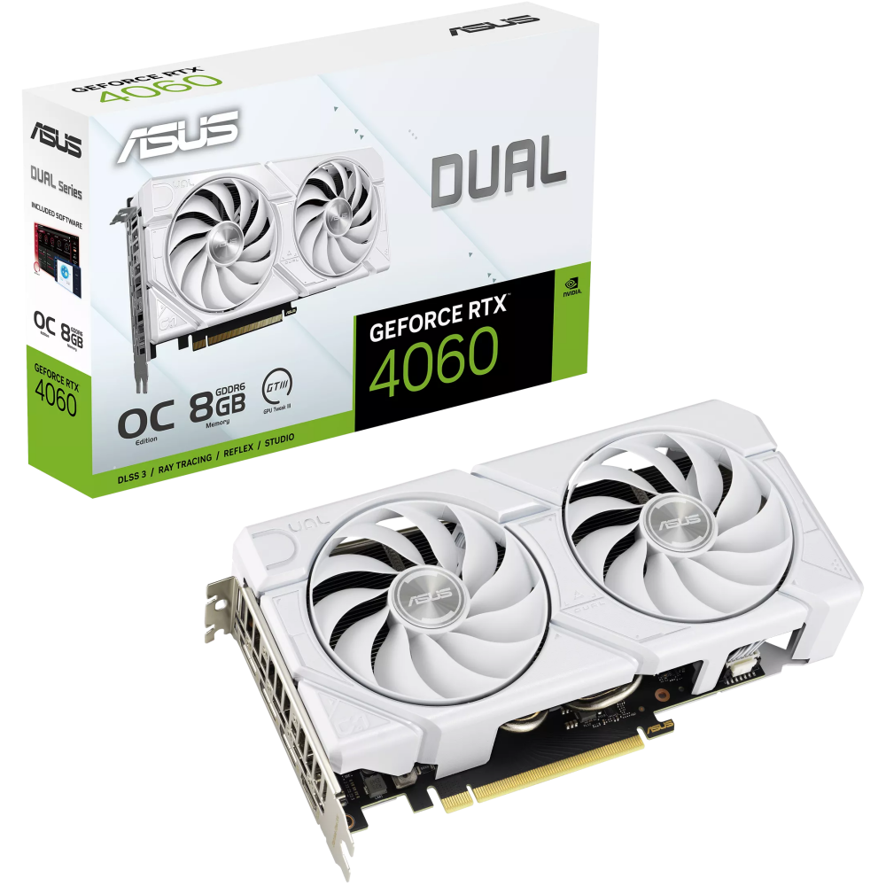 Видеокарта NVIDIA GeForce RTX 4060 ASUS EVO OC 8Gb (DUAL-RTX4060-O8G-EVOWHITE) - фото 11
