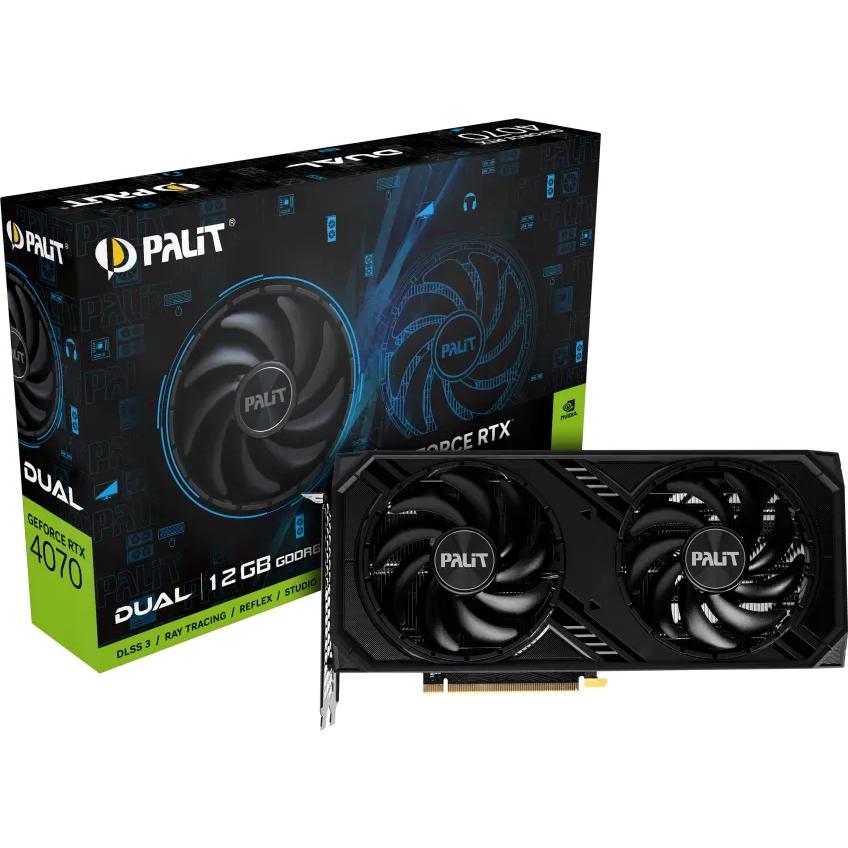 Видеокарта NVIDIA GeForce RTX 4070 Palit Dual 12Gb (NE64070019K9-1048D) - фото 9