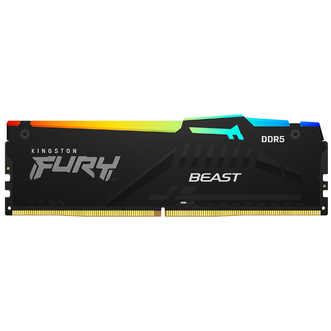 Оперативная память 32GB DDR5 6000MHz Kingston Fury Beast RGB (KF560C36BBE2AK2-32) (2x16GB KIT)