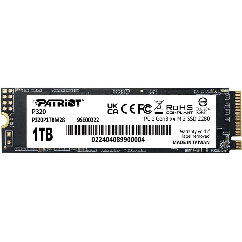 Накопитель SSD 1TB Patriot P320 (P320P1TBM28)