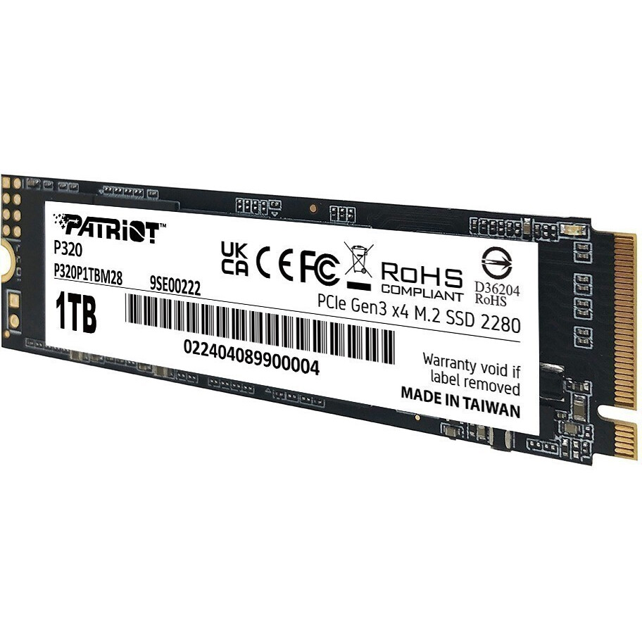 Накопитель SSD 1Tb Patriot P320 (P320P1TBM28) - фото 4