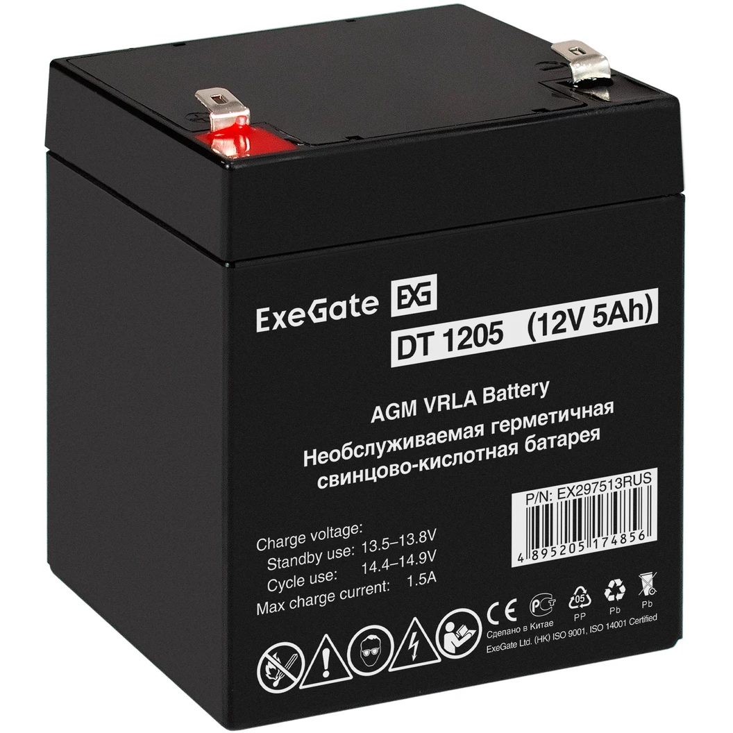 Аккумуляторная батарея ExeGate DT 1205 F2 - EX297513RUS