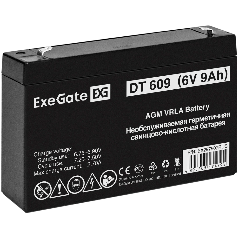 Аккумуляторная батарея ExeGate DT 609 F2
