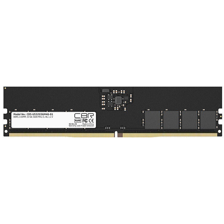 Оперативная память 32GB DDR5 5600MHz CBR (CD5-US32G56M46-01)