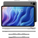Планшет Teclast T60 T620 8/256Gb 4G Grey