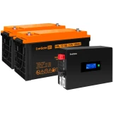 ИБП + батарея ExeGate IdealSine SR-1500.LCD.2SH + 2x HRL 12-120 (2 шт) (EX297444RUS)