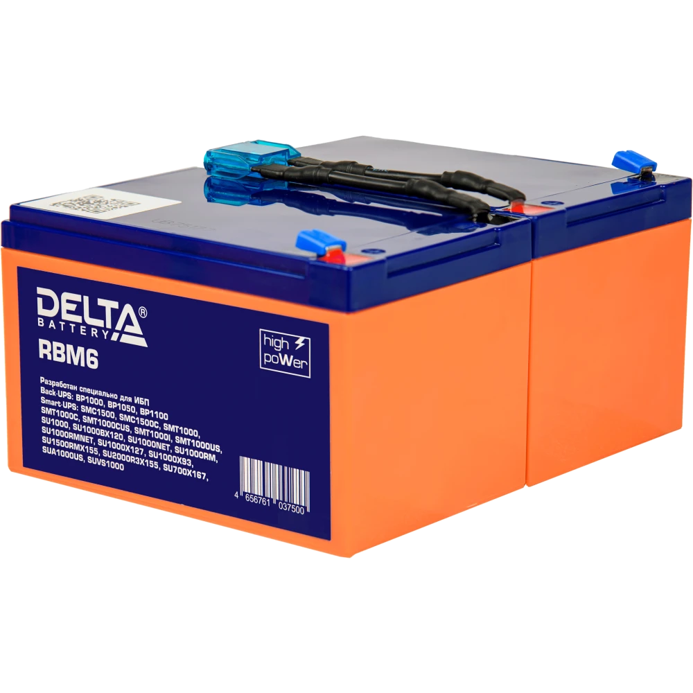 Батарейный блок Delta RBM6