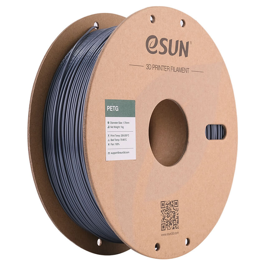 Пластик для 3D принтера eSUN 1.75mm PETG Grey - PETG175SH1
