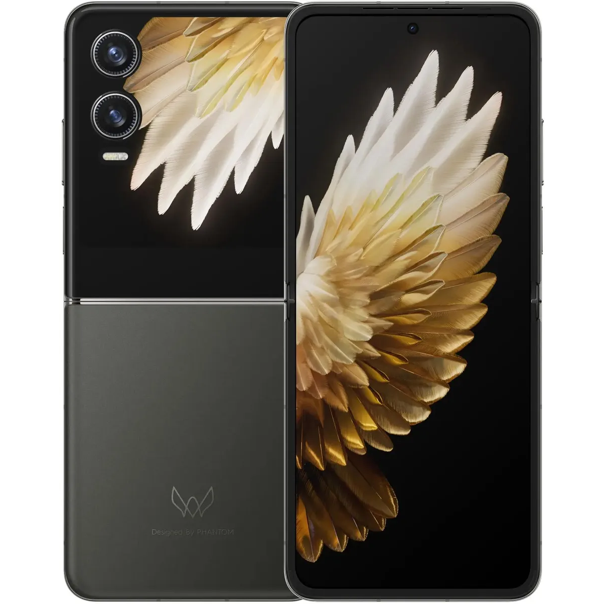 Смартфон TECNO Phantom V Flip2 5G 8/256Gb Moondust Grey