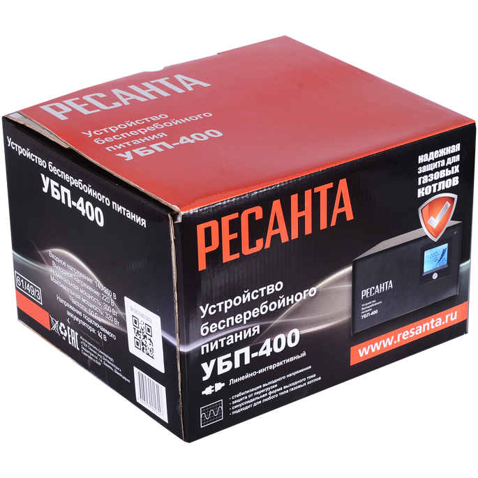 Стабилизатор напряжения Ресанта УБП-400 - 61/49/3 - фото 7