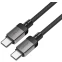 Кабель USB Type-C - USB Type-C, 1.2м, ACEFAST AF-C9-03-BK