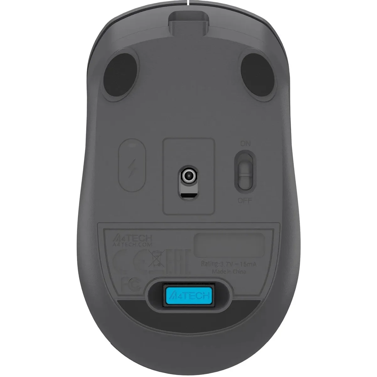 Мышь A4Tech Fstyler FG15C Air2 Grey - фото 4
