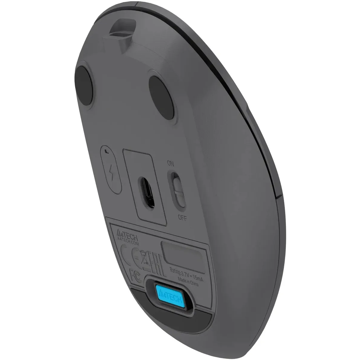 Мышь A4Tech Fstyler FG15C Air2 Grey - фото 3