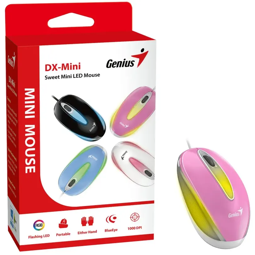 Мышь Genius DX-Mini Pink - 31010025403 - фото 2